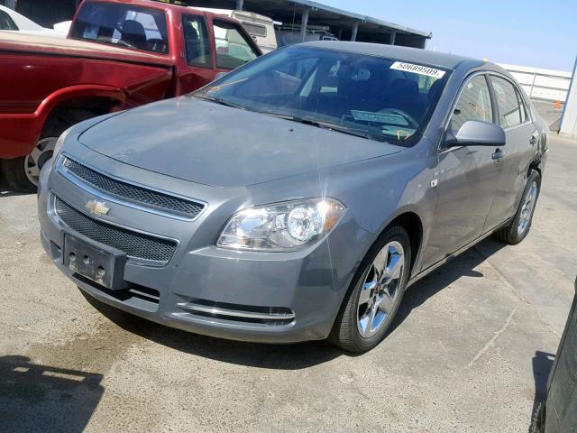 1G1ZH57B584252215 - 2008 CHEVROLET MALIBU 1LT CHARCOAL photo 2