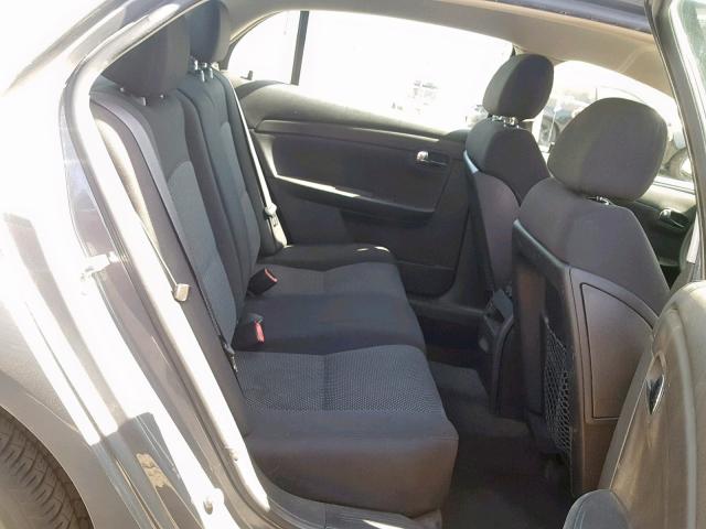 1G1ZH57B584252215 - 2008 CHEVROLET MALIBU 1LT CHARCOAL photo 6