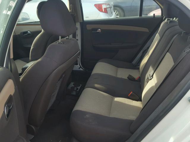 1G1ZC5E15BF278222 - 2011 CHEVROLET MALIBU 1LT WHITE photo 6