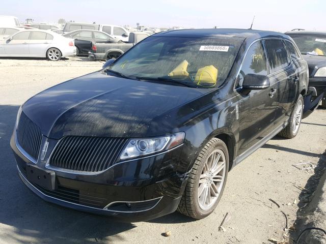 2LMHJ5AT1EBL52001 - 2014 LINCOLN MKT BLACK photo 2