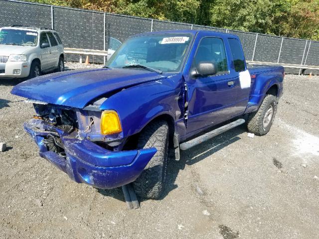 1FTZR45E83PA32473 - 2003 FORD RANGER SUP BLUE photo 2