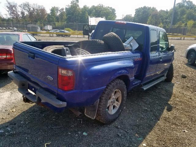 1FTZR45E83PA32473 - 2003 FORD RANGER SUP BLUE photo 4