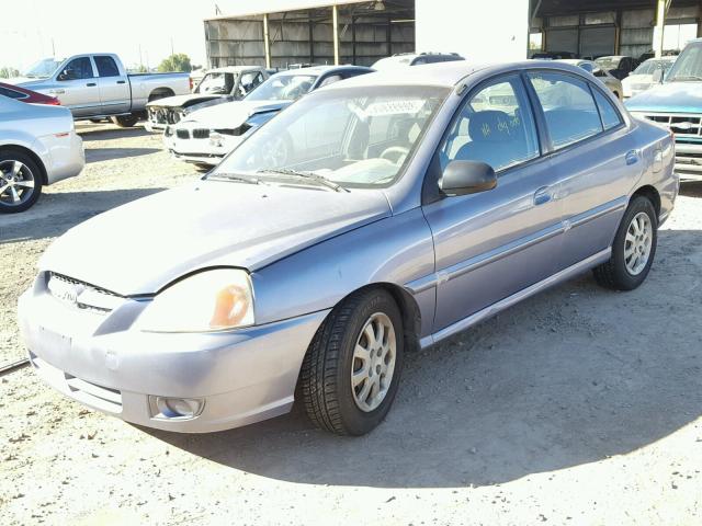 KNADC125X56365973 - 2005 KIA RIO BLUE photo 2