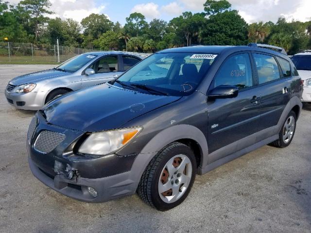 5Y2SL65896Z443950 - 2006 PONTIAC VIBE GRAY photo 2