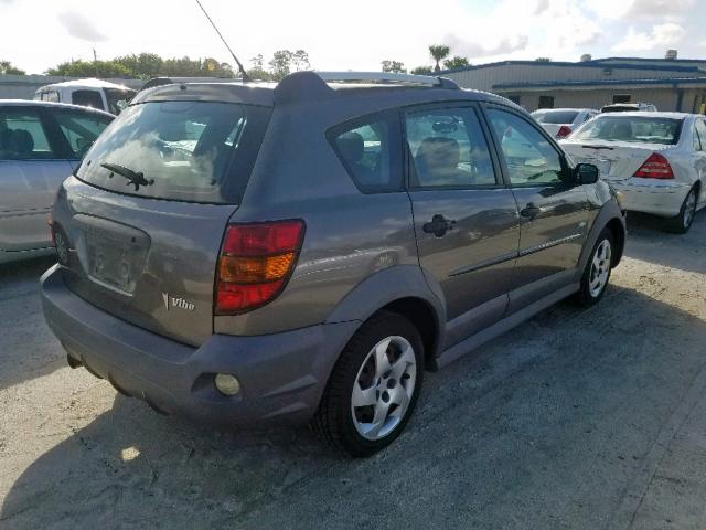 5Y2SL65896Z443950 - 2006 PONTIAC VIBE GRAY photo 4