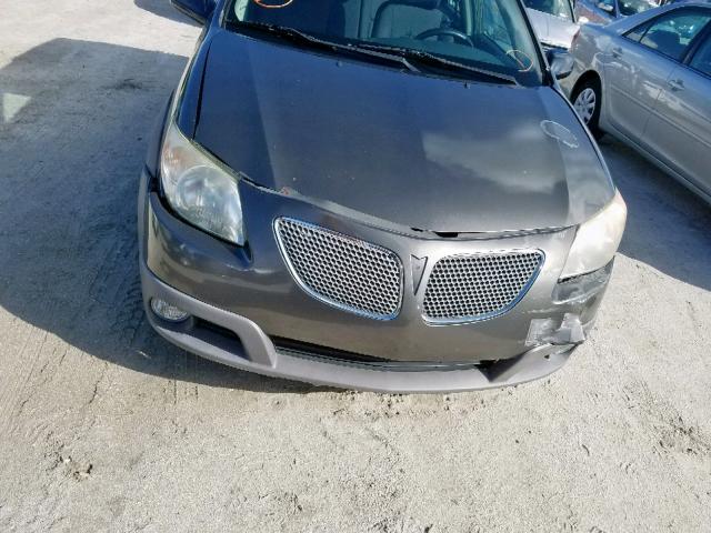 5Y2SL65896Z443950 - 2006 PONTIAC VIBE GRAY photo 9