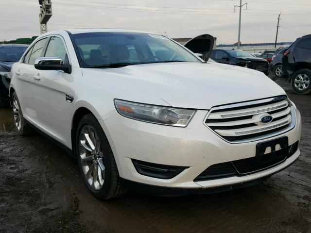 1FAHP2F81DG169020 - 2013 FORD TAURUS LIM WHITE photo 1