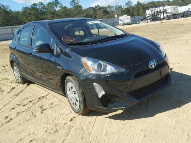 JTDKDTB38G1123118 - 2016 TOYOTA PRIUS C BLACK photo 1