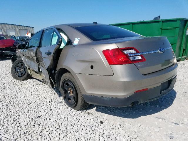 1FAHP2L84DG230333 - 2013 FORD TAURUS POL TAN photo 3