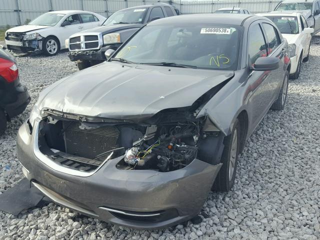 1C3CCBBB6CN164119 - 2012 CHRYSLER 200 TOURIN GRAY photo 2