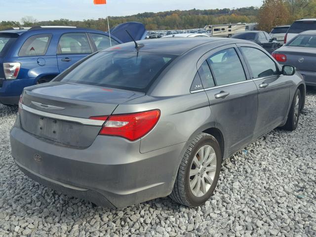 1C3CCBBB6CN164119 - 2012 CHRYSLER 200 TOURIN GRAY photo 4