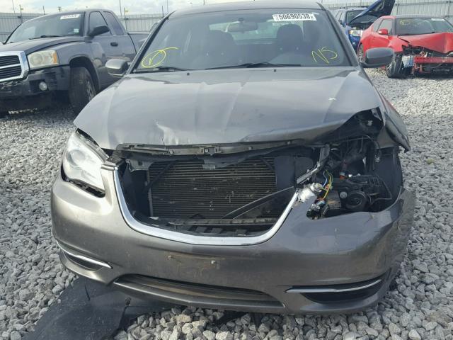 1C3CCBBB6CN164119 - 2012 CHRYSLER 200 TOURIN GRAY photo 9