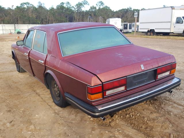 SCAZS42A5CCX06082 - 1982 ROLLS-ROYCE SILVER SPI MAROON photo 3