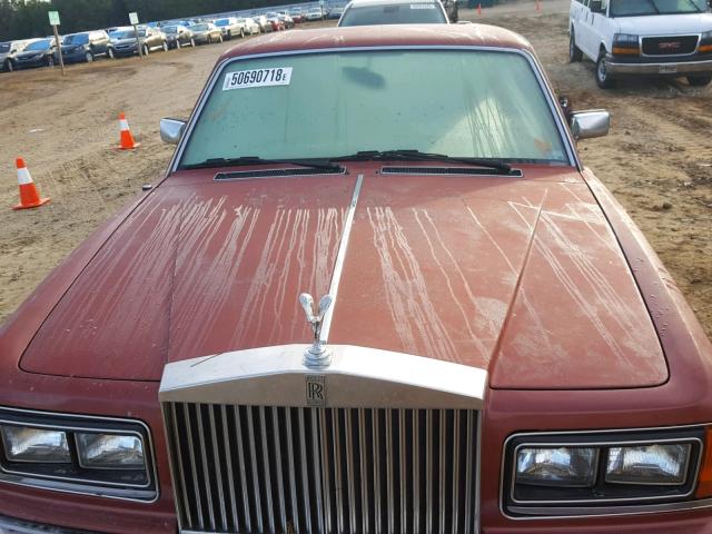 SCAZS42A5CCX06082 - 1982 ROLLS-ROYCE SILVER SPI MAROON photo 9
