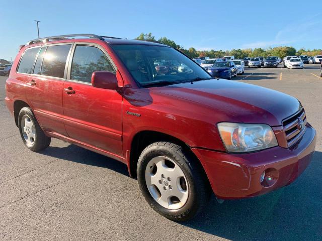 JTEEP21A560139968 - 2006 TOYOTA HIGHLANDER RED photo 1