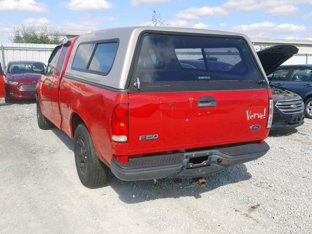 1FTRX17252NB79710 - 2002 FORD F150 RED photo 3