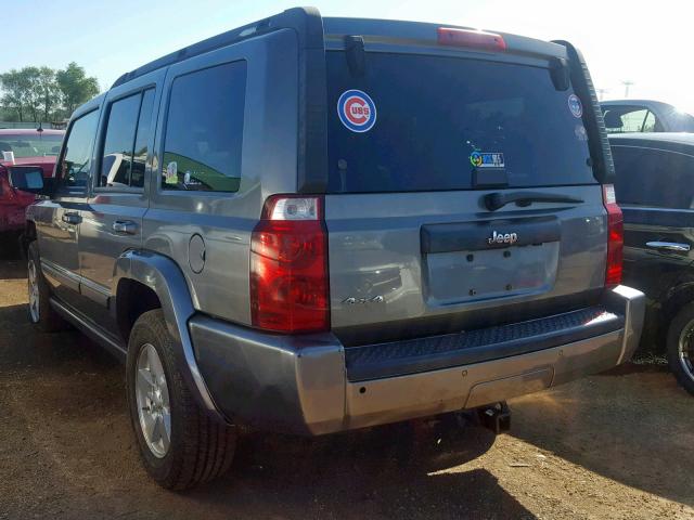 1J8HG48K17C554435 - 2007 JEEP COMMANDER ნაცრისფერი ფოტო 3