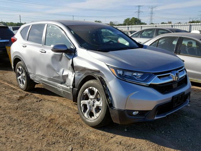 7FARW2H80JE092794 - 2018 HONDA CR-V EXL SILVER photo 1