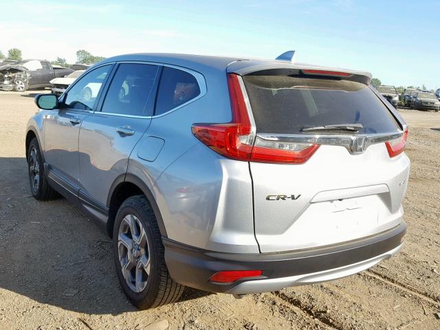 7FARW2H80JE092794 - 2018 HONDA CR-V EXL SILVER photo 3