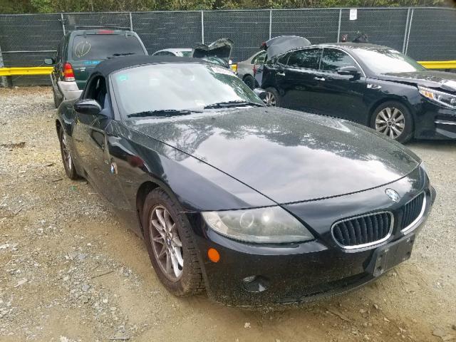 4USBT33565LS54904 - 2005 BMW Z4 2.5 BLACK photo 1