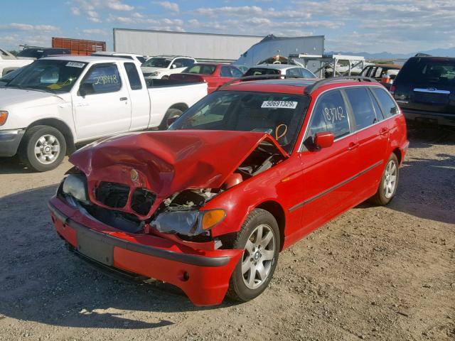 WBAEP33404PF04370 - 2004 BMW 325 XIT RED photo 2