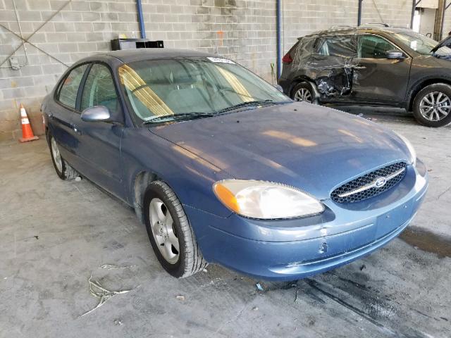 1FAFP55U1YA202579 - 2000 FORD TAURUS SES BLUE photo 1