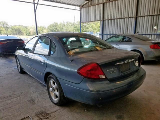 1FAFP55U1YA202579 - 2000 FORD TAURUS SES BLUE photo 3