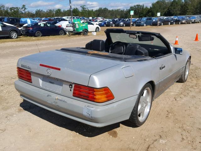 WDBFA66EXLF006840 - 1990 MERCEDES-BENZ 500 SL SILVER photo 4