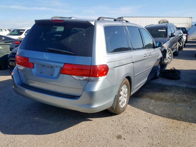 5FNRL386X9B042456 - 2009 HONDA ODYSSEY EX SILVER photo 4