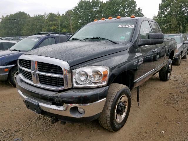 1D7KS28D67J610999 - 2007 DODGE RAM 2500 S BLACK photo 2