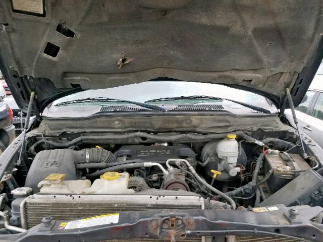 1D7KS28D67J610999 - 2007 DODGE RAM 2500 S Սև լուսանկար 7