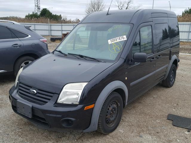 NM0KS9BNXAT027297 - 2010 FORD TRANSIT CO BLACK photo 2