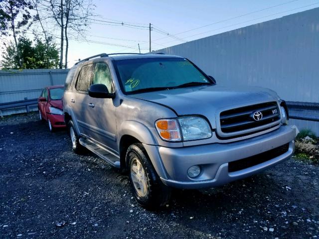 5TDBT44A13S142367 - 2003 TOYOTA SEQUOIA SR GRAY photo 1