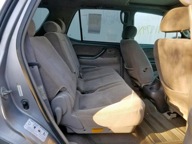 5TDBT44A13S142367 - 2003 TOYOTA SEQUOIA SR GRAY photo 6