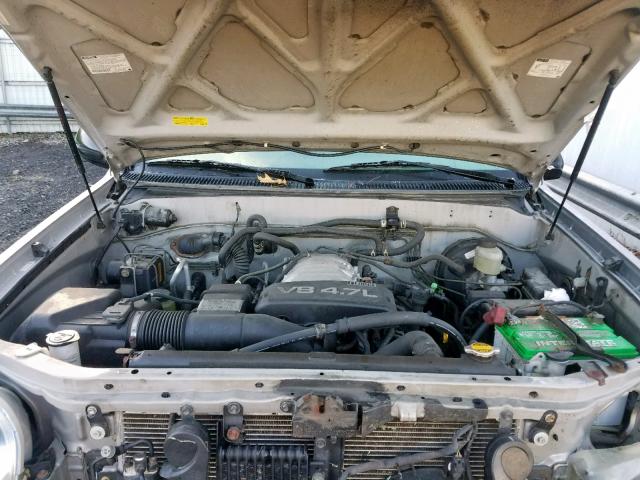 5TDBT44A13S142367 - 2003 TOYOTA SEQUOIA SR GRAY photo 7