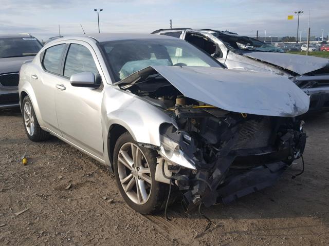 1B3BD1FG8BN541442 - 2011 DODGE AVENGER MA SILVER photo 1