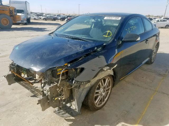 JTKDE167780245914 - 2008 TOYOTA SCION TC შავი ფოტო 2