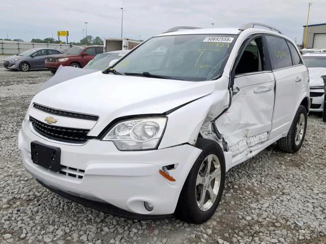 3GNAL3E50CS608266 - 2012 CHEVROLET CAPTIVA SP WHITE photo 2