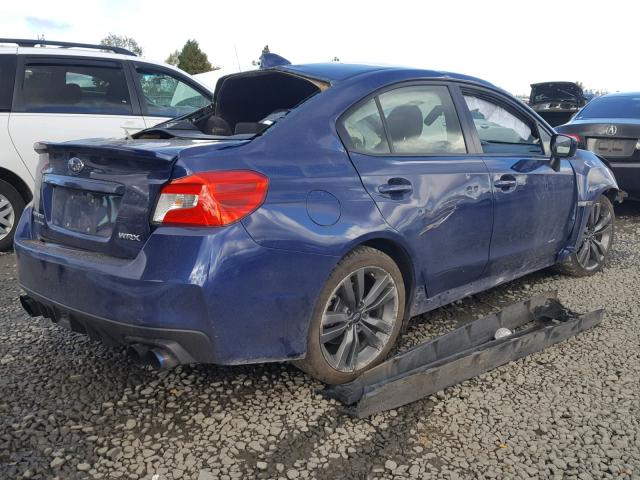 JF1VA1E68H8823848 - 2017 SUBARU WRX PREMIU BLUE photo 4