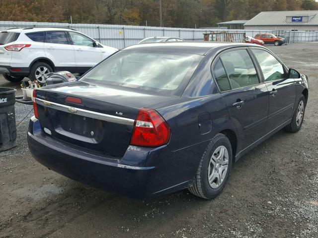 1G1ZS51F56F154316 - 2006 CHEVROLET MALIBU LS ლურჯი ფოტო 4
