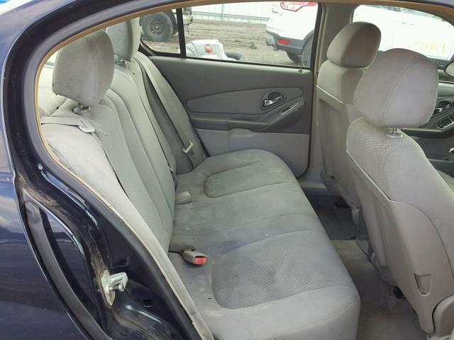 1G1ZS51F56F154316 - 2006 CHEVROLET MALIBU LS ლურჯი ფოტო 6