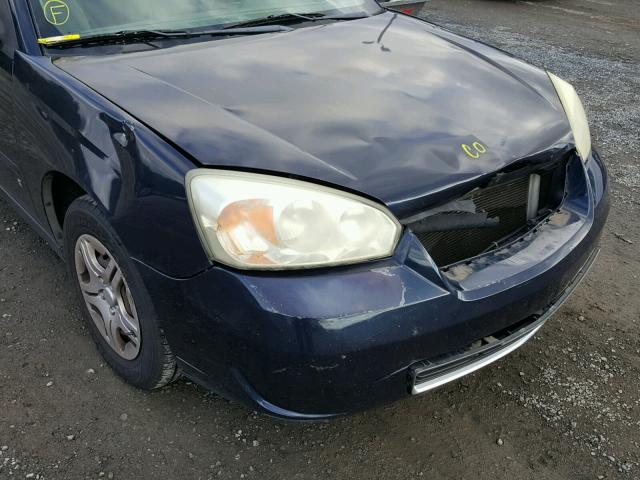 1G1ZS51F56F154316 - 2006 CHEVROLET MALIBU LS ლურჯი ფოტო 9