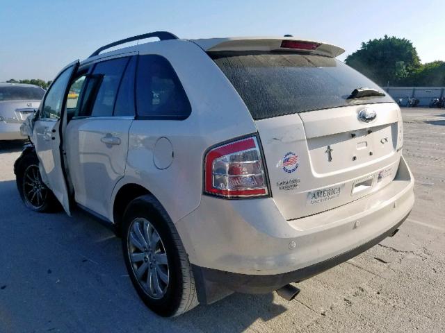 2FMDK39C98BA95240 - 2008 FORD EDGE LIMIT CREAM photo 3