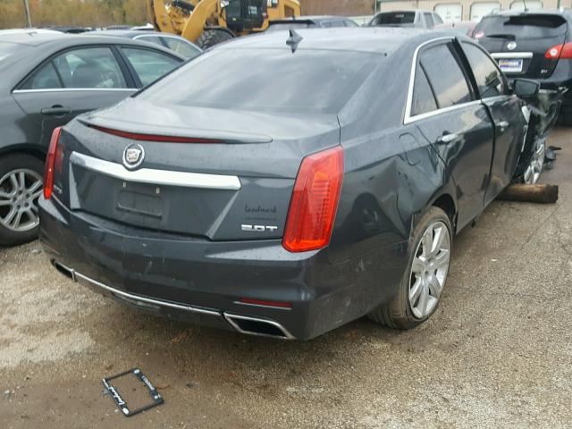 1G6AT5SX3E0193936 - 2014 CADILLAC CTS PREMIU GRAY photo 4