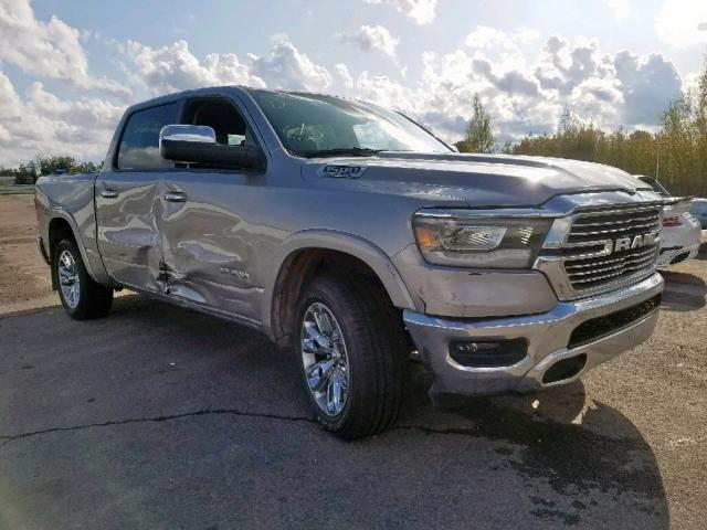 1C6SRFJT8KN526402 - 2019 RAM 1500 LARAM SILVER photo 1