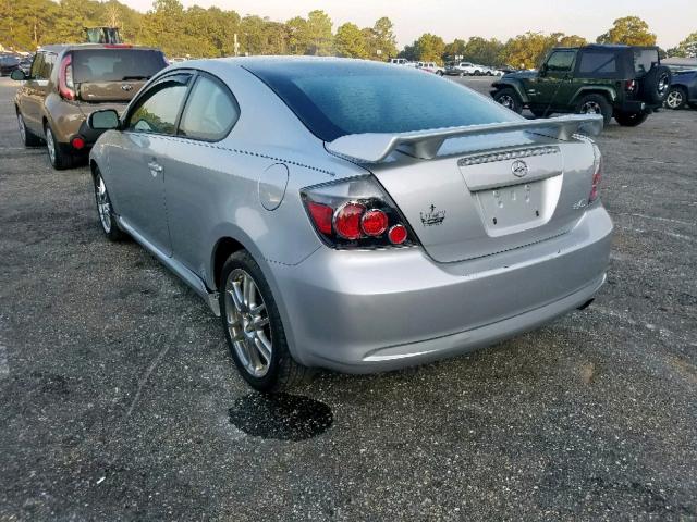 JTKDE167X80221073 - 2008 TOYOTA SCION TC ვერცხლისფერი ფოტო 3