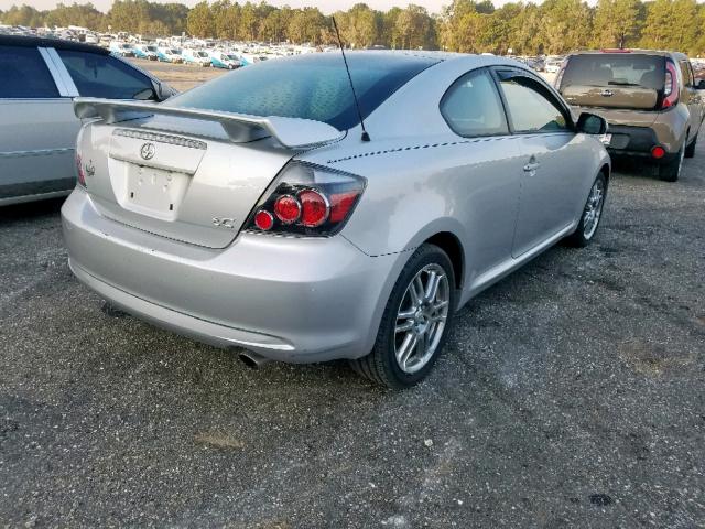 JTKDE167X80221073 - 2008 TOYOTA SCION TC ვერცხლისფერი ფოტო 4