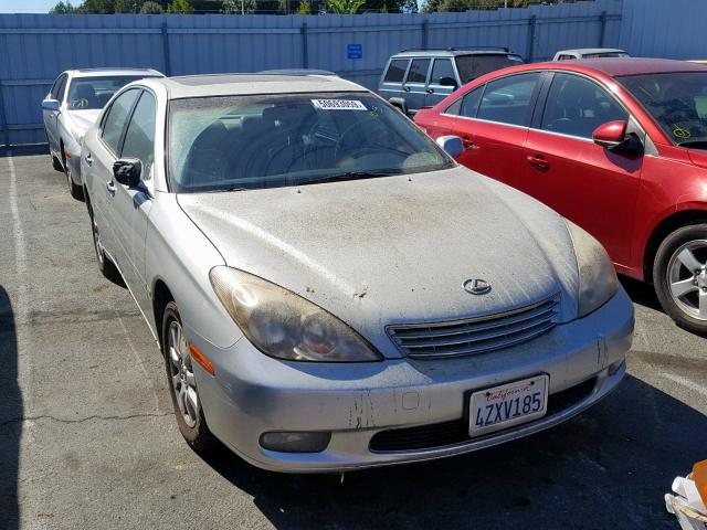 JTHBF30G135038347 - 2003 LEXUS ES 300 SILVER photo 1