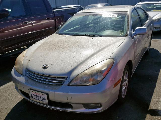 JTHBF30G135038347 - 2003 LEXUS ES 300 SILVER photo 2