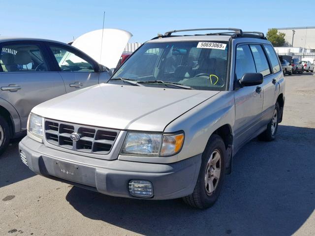 JF1SF6358YG711522 - 2000 SUBARU FORESTER L SILVER photo 2